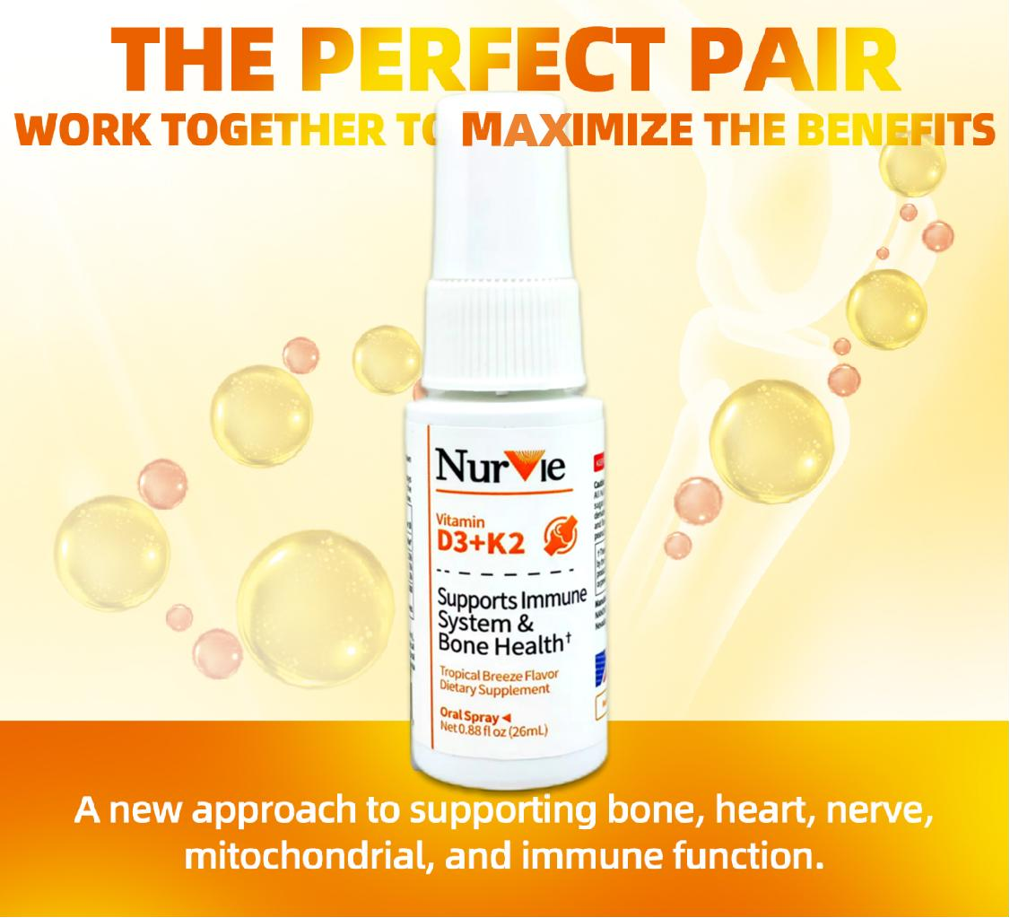 Vitamin D3+K2 Nanomist Cardio & Bone Health Tropical Flavor