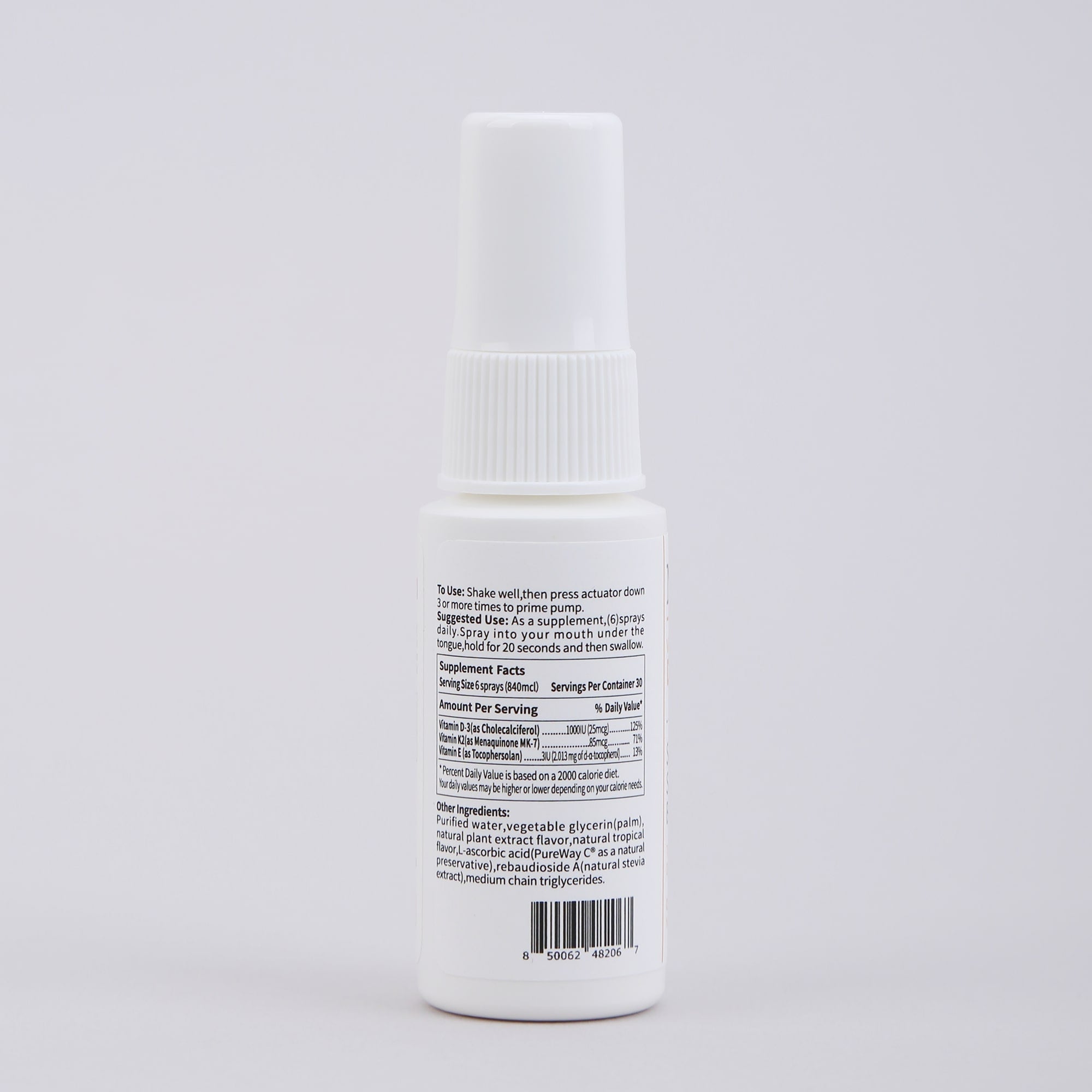 Vitamin D3+K2 Nanomist Cardio & Bone Health Tropical Flavor