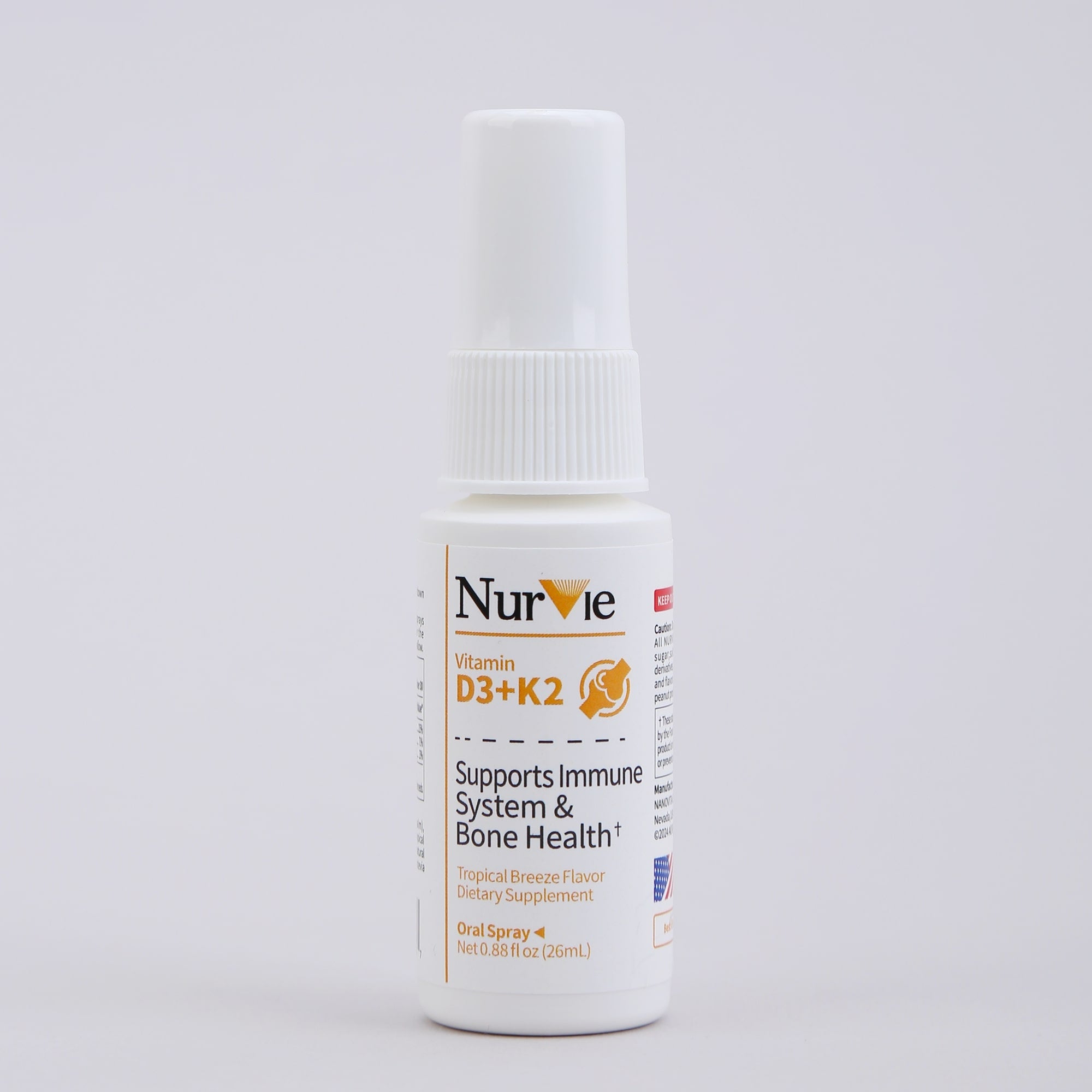 Vitamin D3+K2 Nanomist Cardio & Bone Health Tropical Flavor